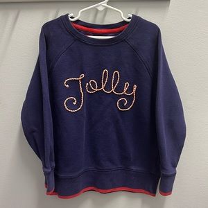 Boden Jolly Sweatshirt Size 7-8Y